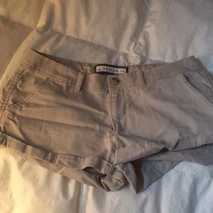 A&F Khaki Shorts